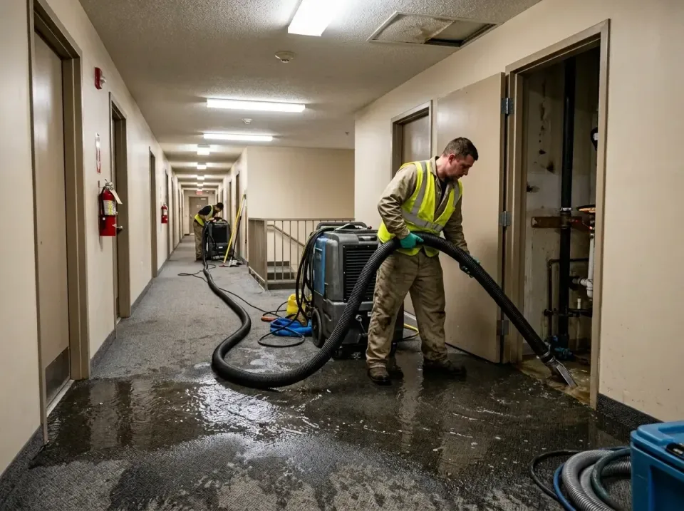 multi-unit-apartment-hallway-f-005 — frequently asked questions, Emergency Burst Pipe Water Extraction & Removal in Piney Po…